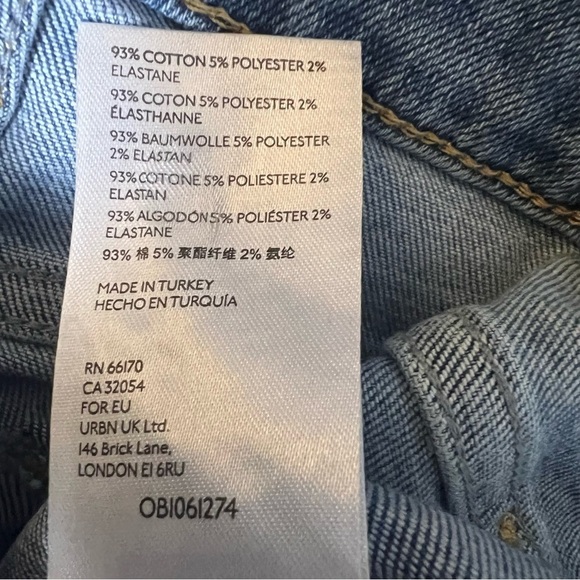 FREE PEOPLE We The Free Denim Skinny Jeans Midrise Size 26 - Picture 8 of 10